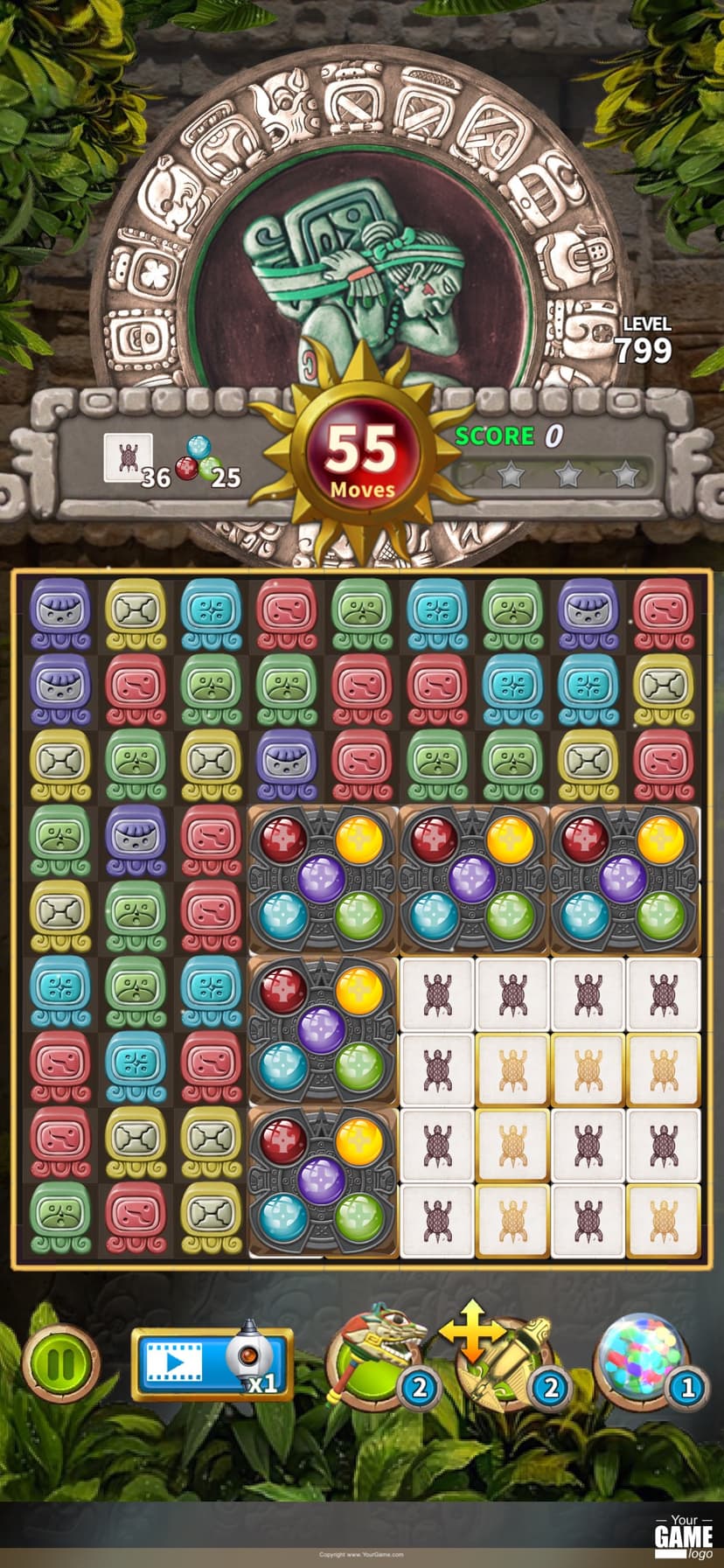 Glyph of Maya Match 3 Puzzle screenshot 6 - screenshot