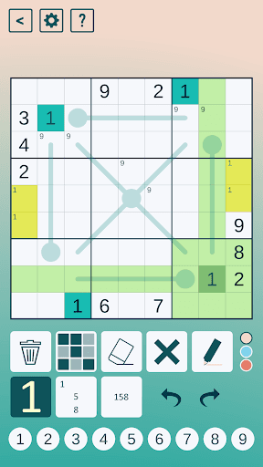 Thermo Sudoku screenshot 2 - screenshot