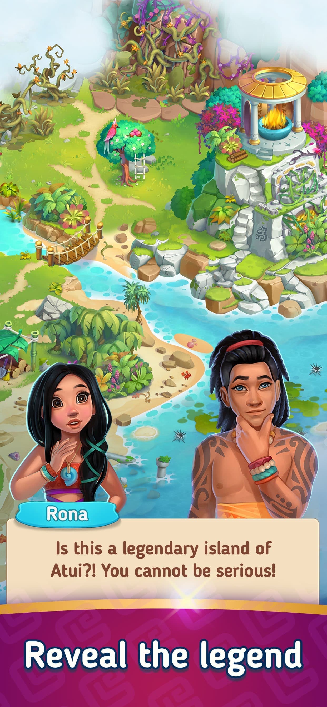 Merge Islanders: Tropical Town screenshot 1 - screenshot