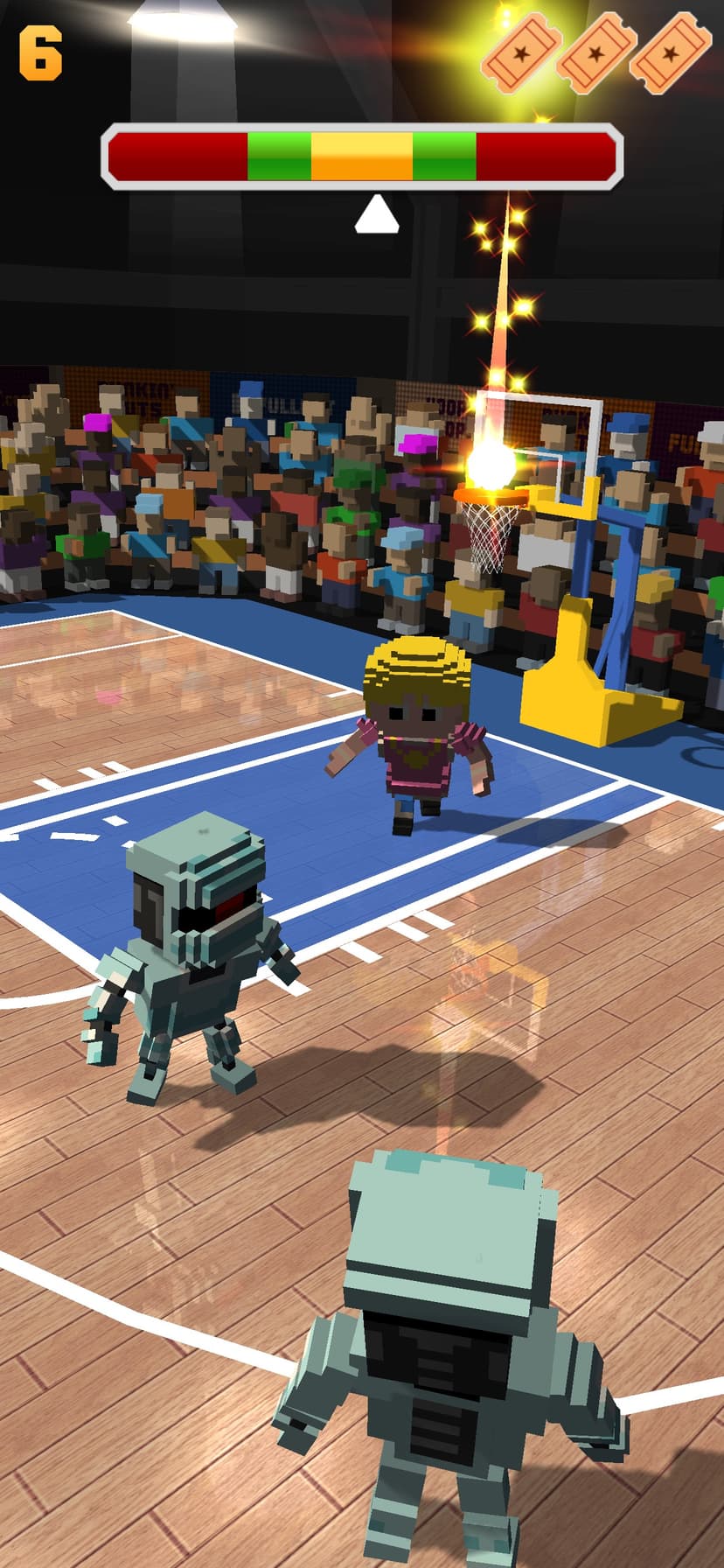 Blocky Basketball FreeStyle screenshot 2 - screenshot