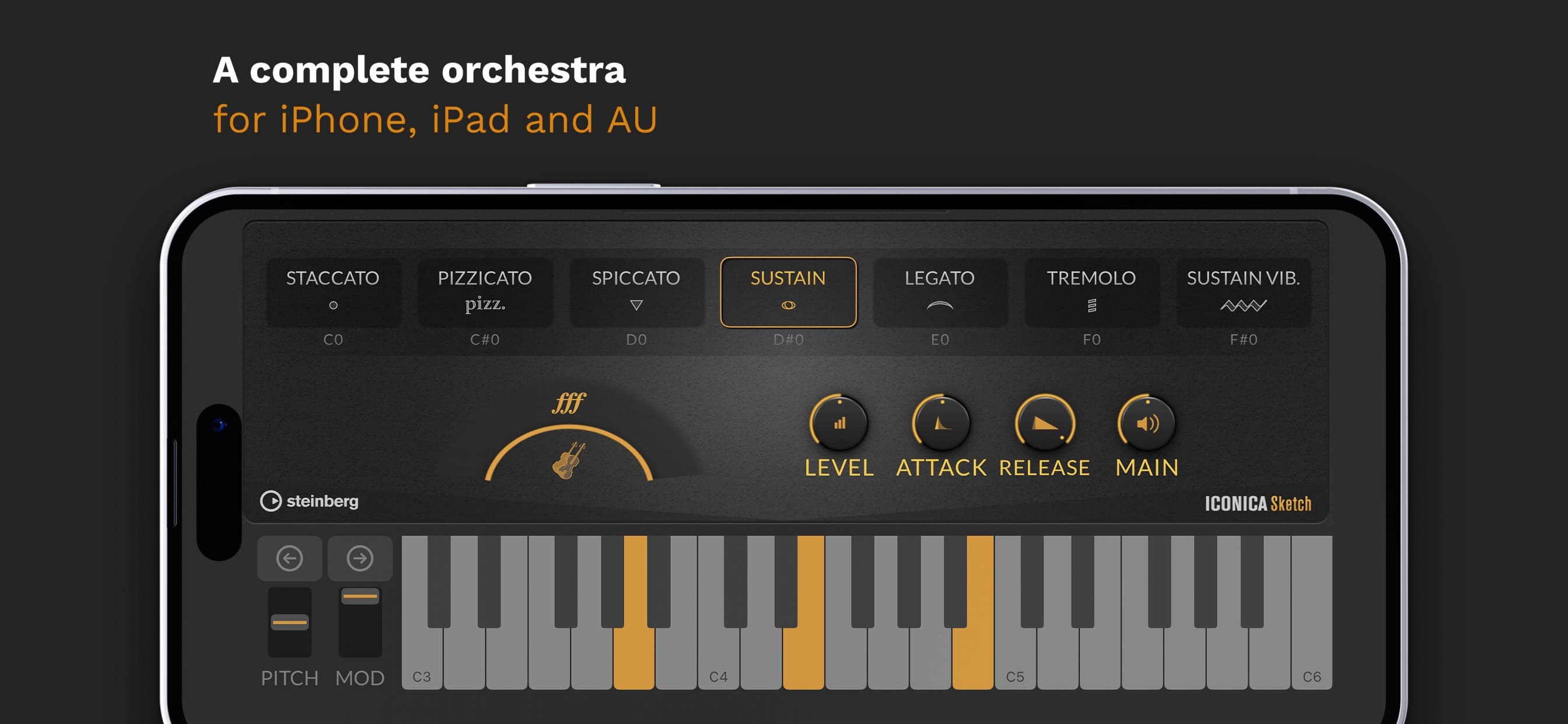 Iconica Sketch - Orchestra app screenshot 1 - screenshot