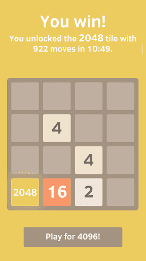 2048 screenshot 3 - screenshot