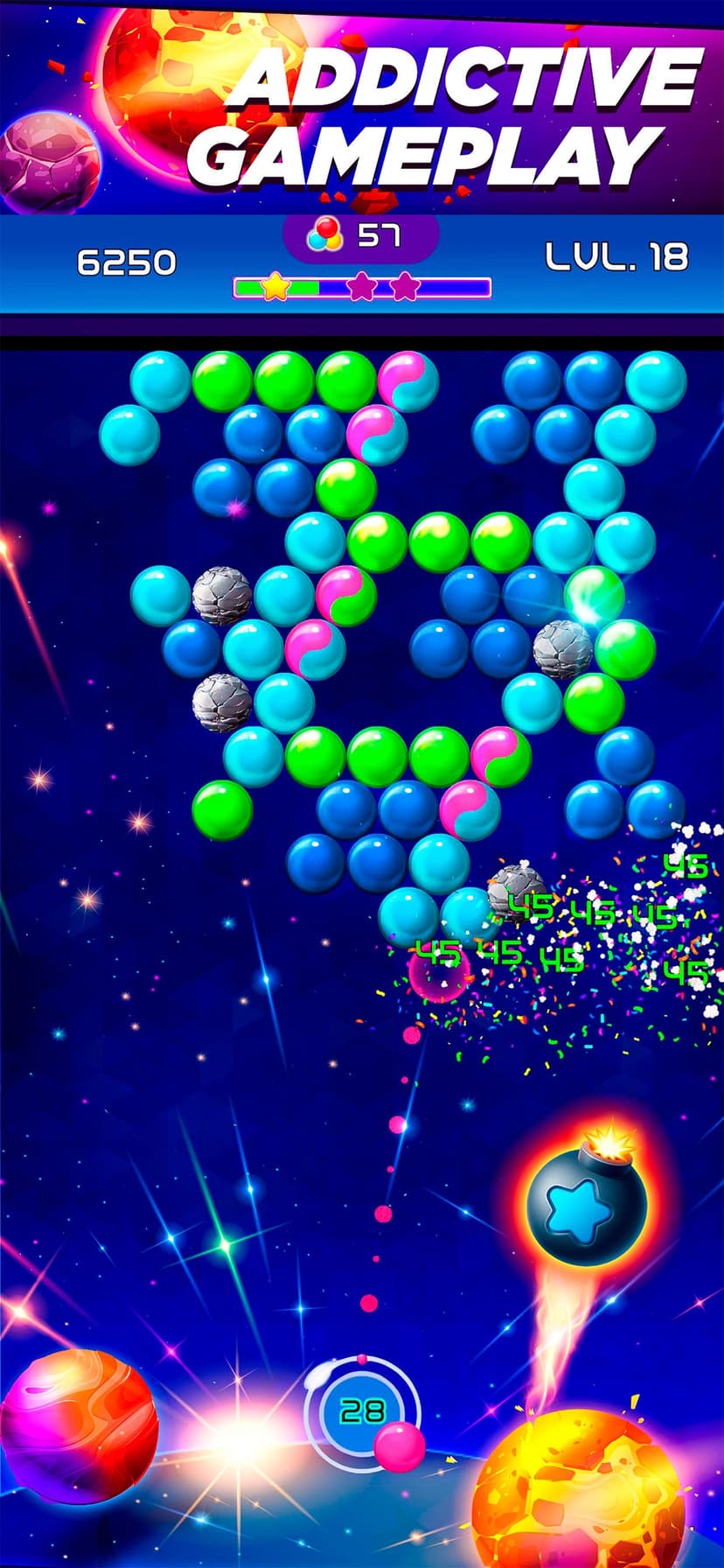Bubble Shooter Arcadia screenshot 2 - screenshot