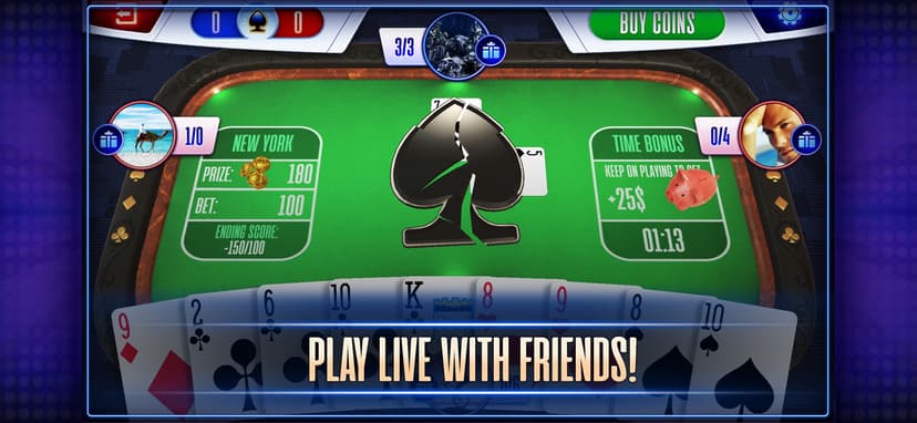 Spades Tournament online game screenshot 4 - screenshot