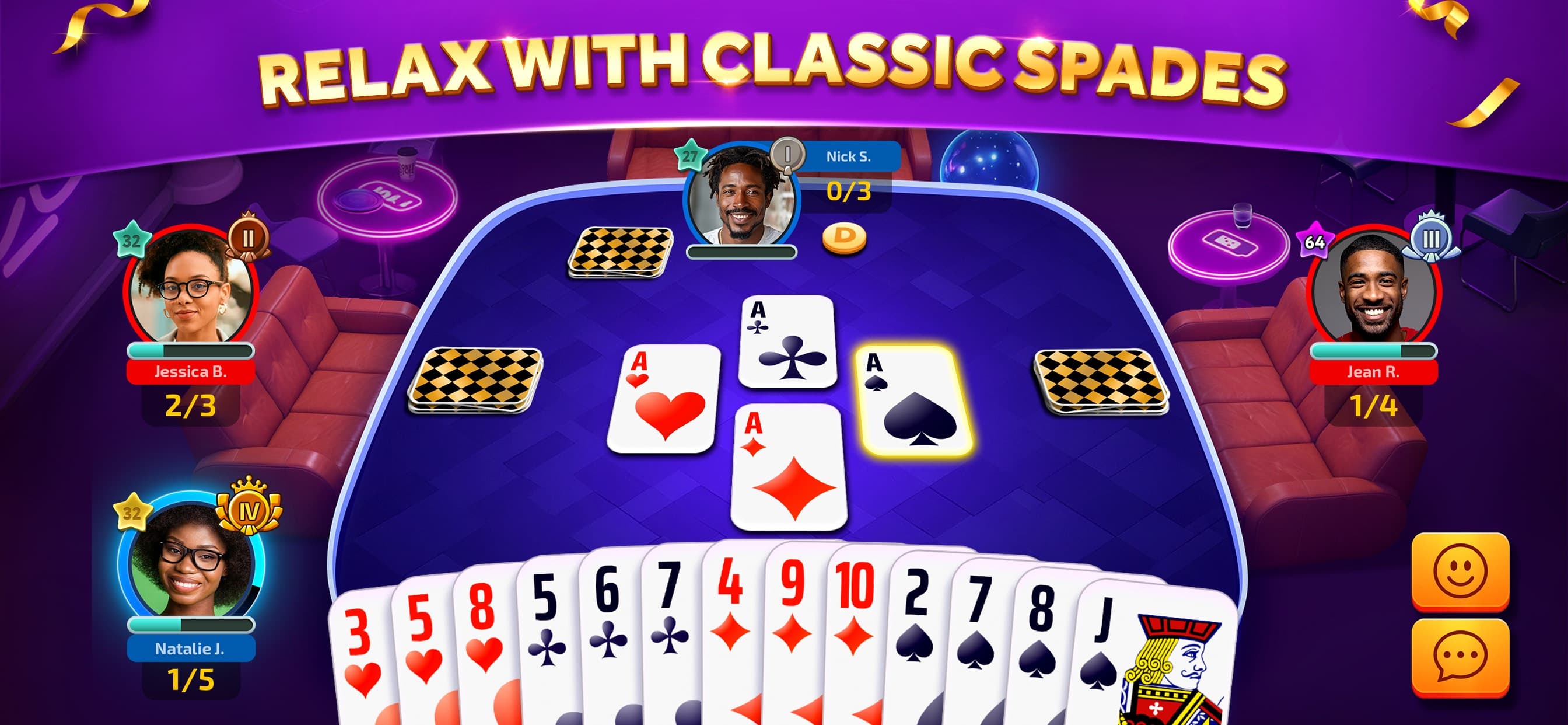 Spades Online: Card Games screenshot 2 - screenshot