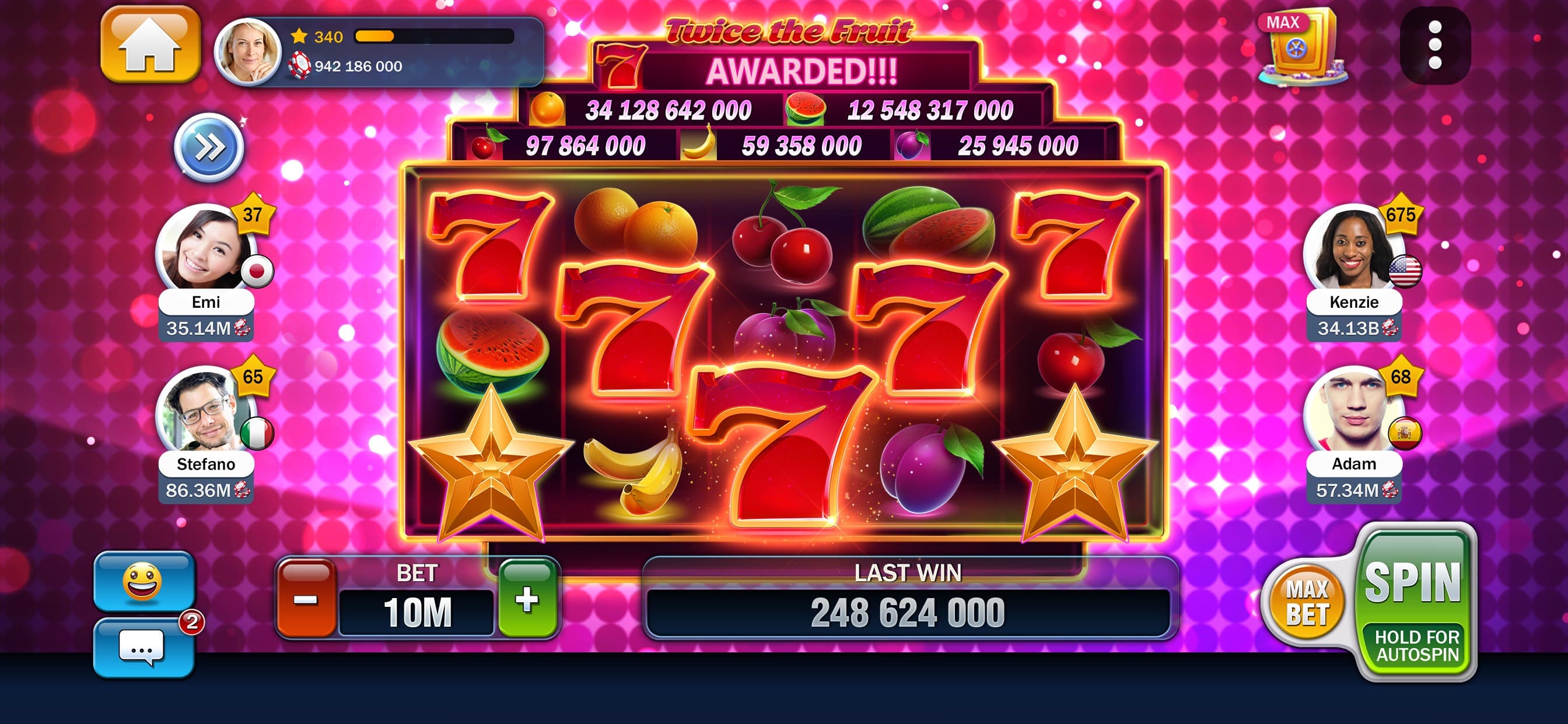 Huuuge Casino Slots Games 777 screenshot 1 - screenshot