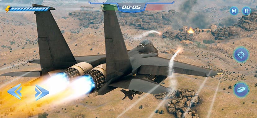 Jet Fighter Air War Simulator screenshot 2 - screenshot