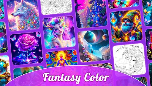 Fantasy Color-Paint By Number screenshot 21 - screenshot