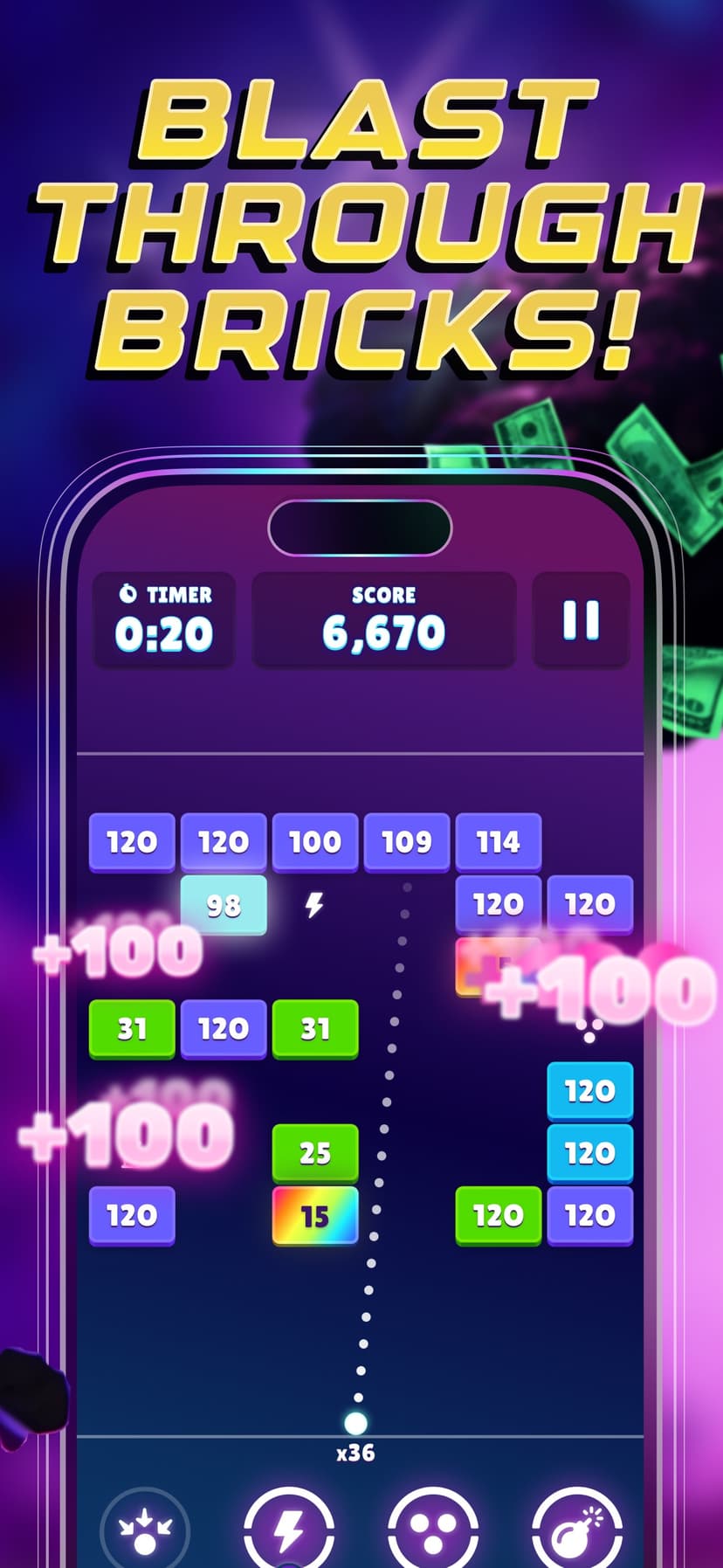 Brick Blaster Cash - Win Money screenshot 1 - screenshot