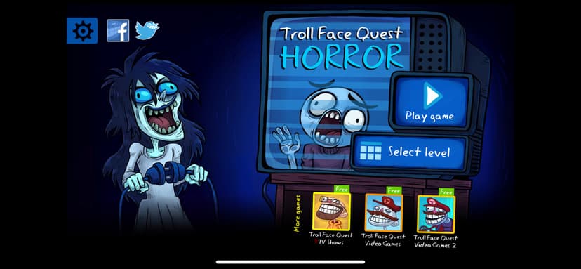 Troll Face Quest Horror screenshot 1 - screenshot