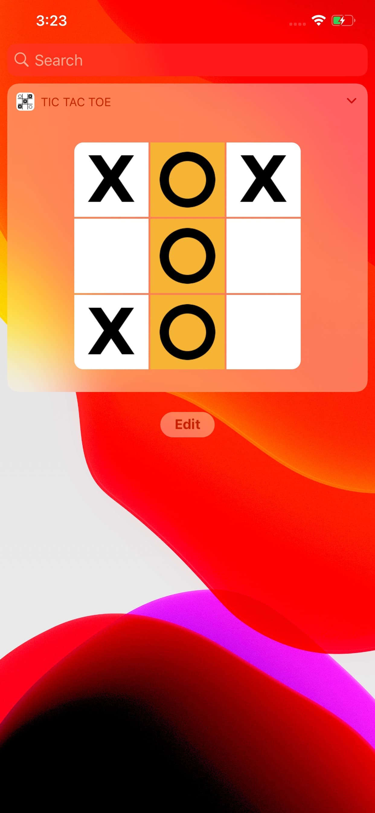Tic Tac Toe 3-in-a-row widget screenshot 6 - screenshot
