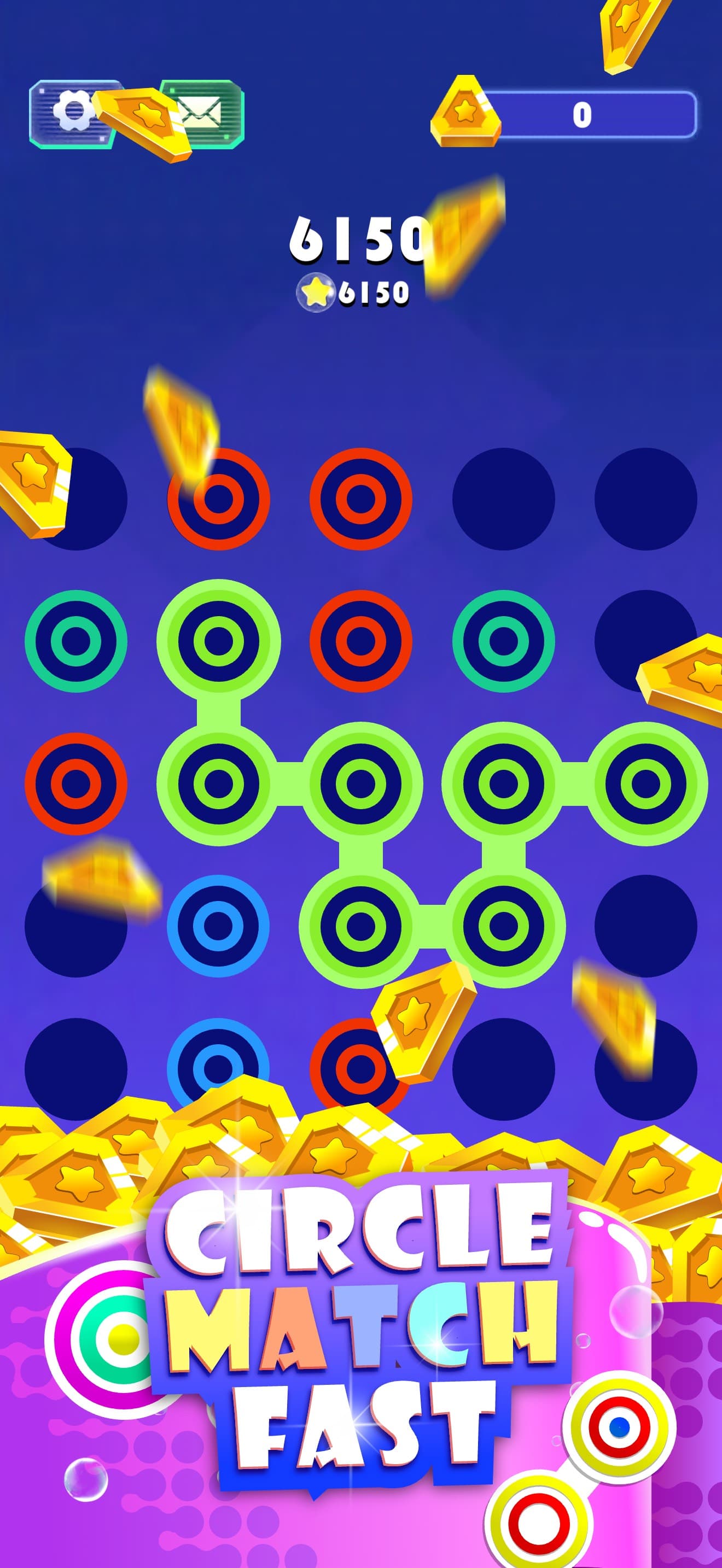 Ring MergeLine: Happy Puzzle screenshot 3 - screenshot