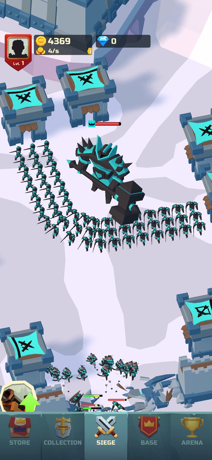 Idle Siege: Army Tycoon Game screenshot 4 - screenshot