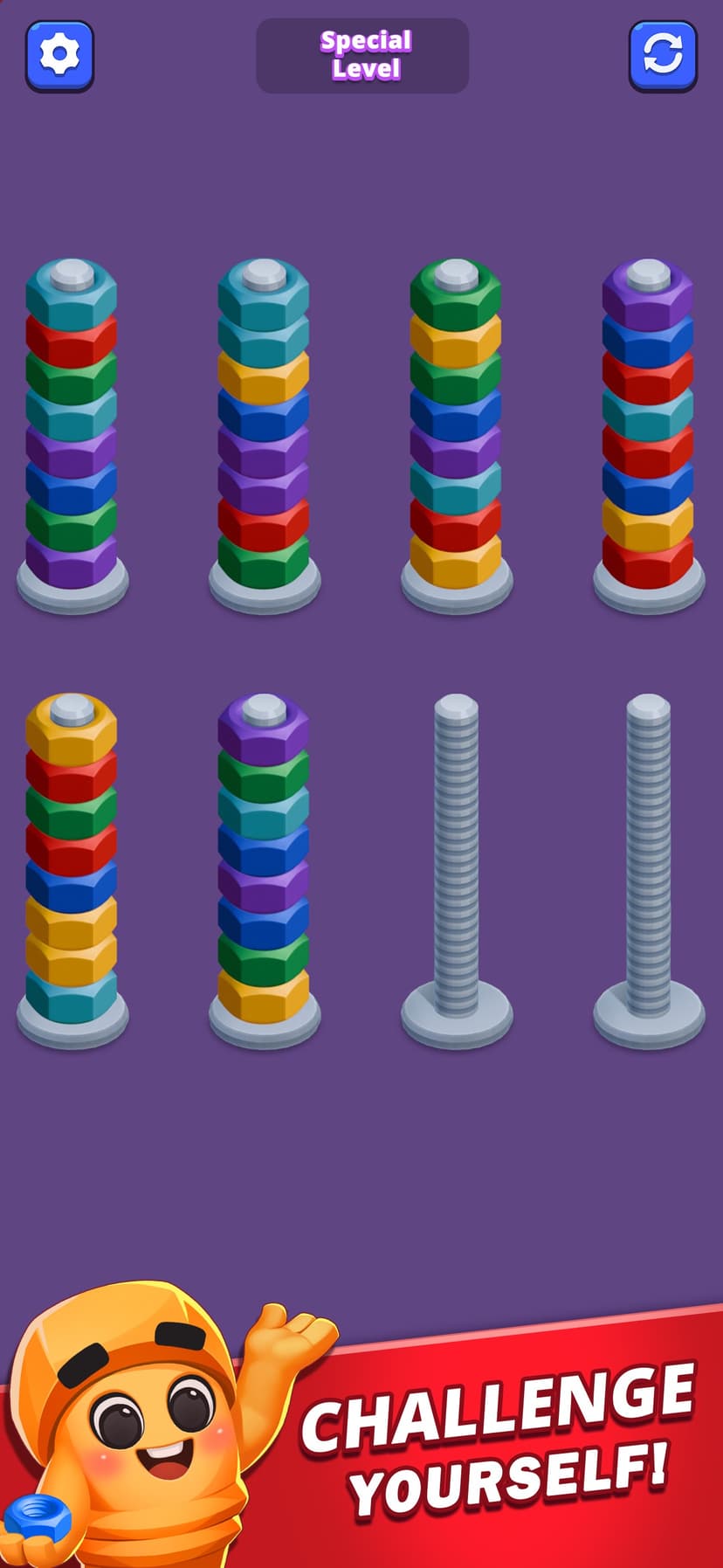Nuts Sort Master™: Bolts Sort screenshot 4 - screenshot