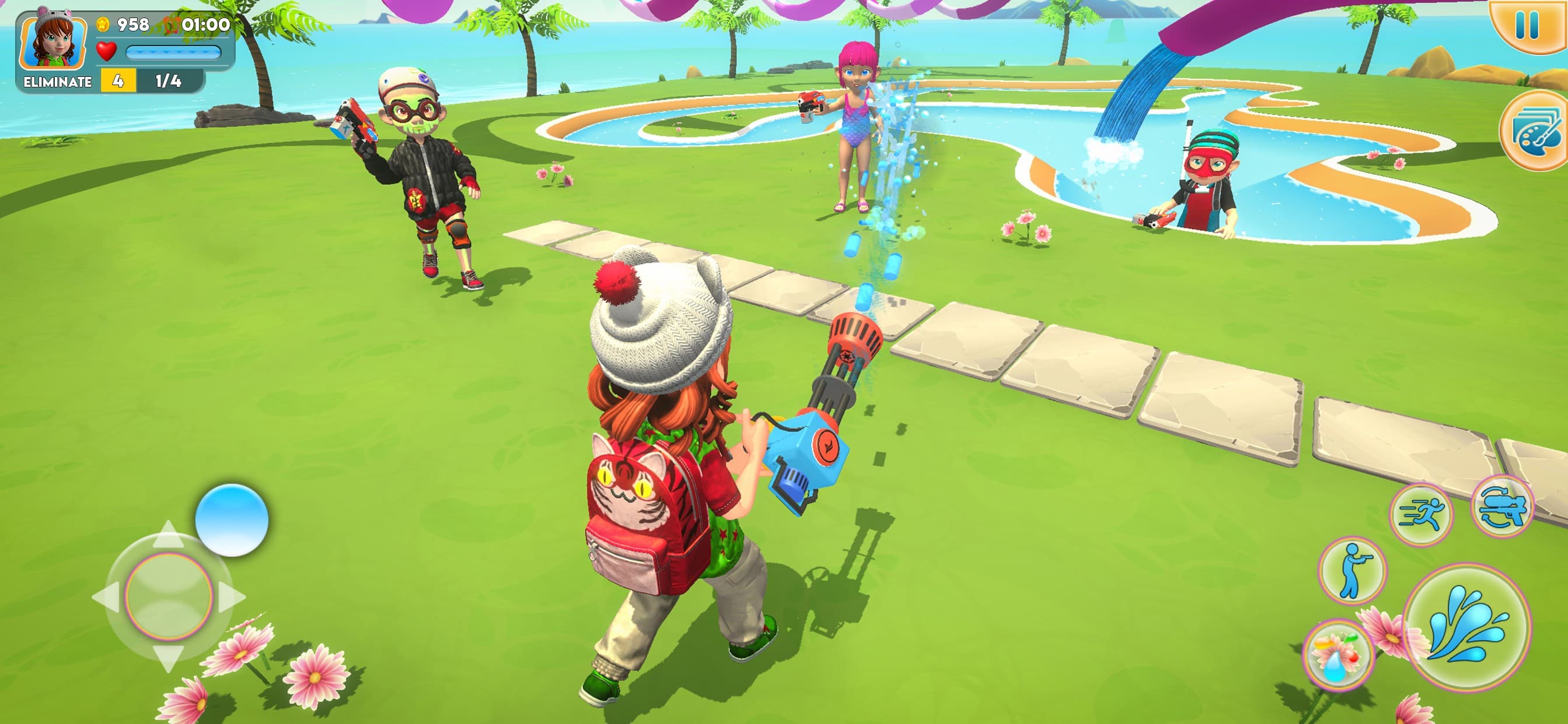 Water Shooting Pool Gun Arena screenshot 4 - screenshot