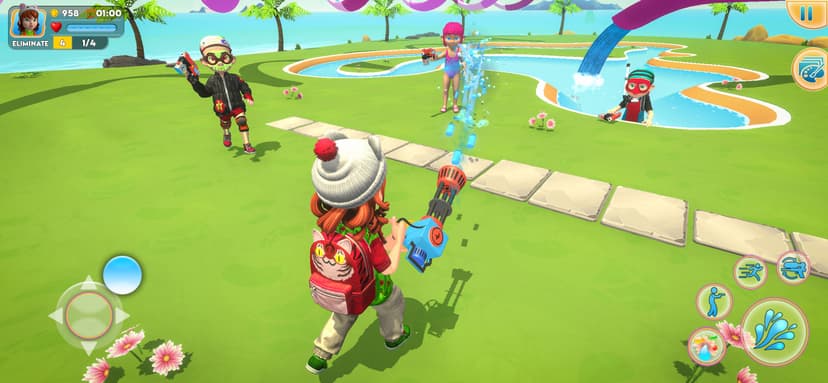 Water Shooting Pool Gun Arena screenshot 4 - screenshot