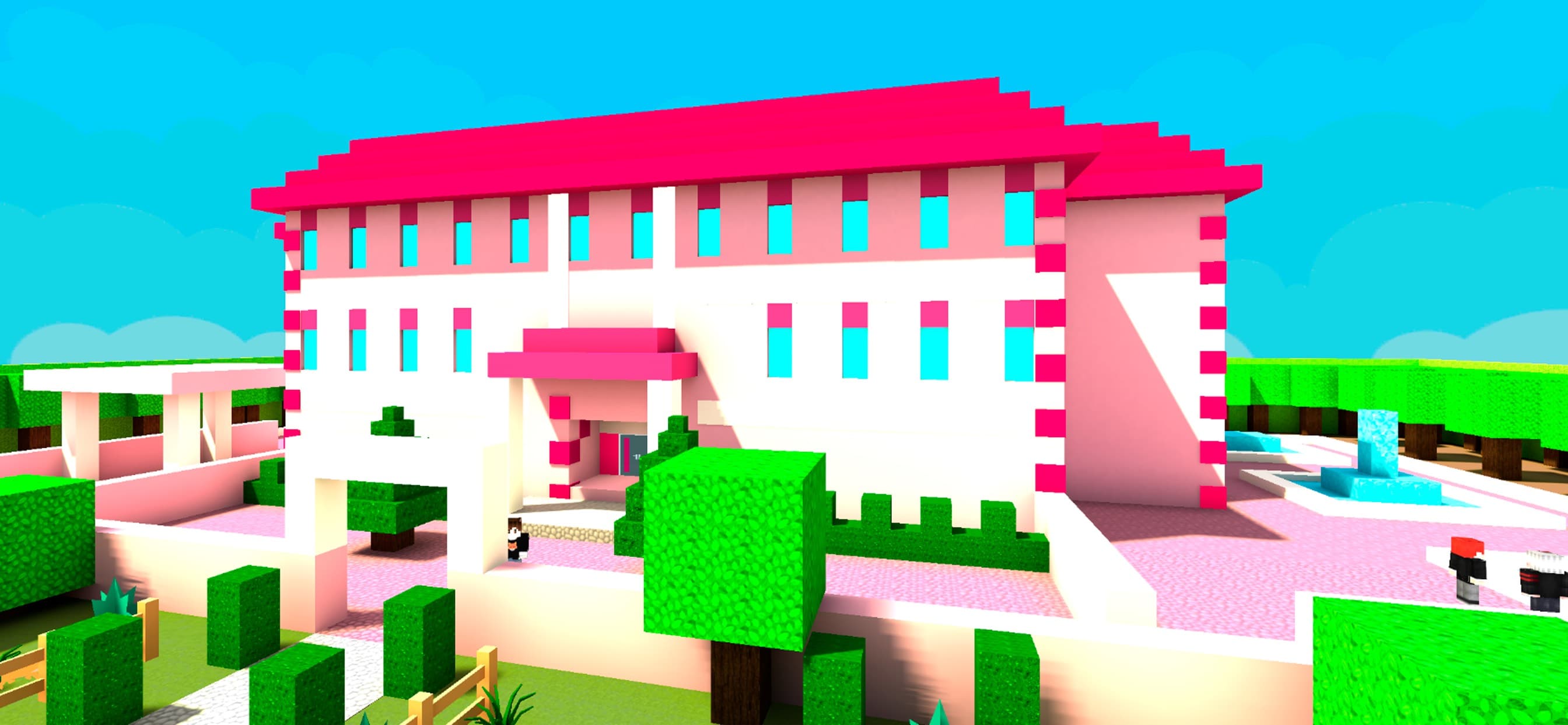 Pink Princess House Craft Game screenshot 1 - screenshot