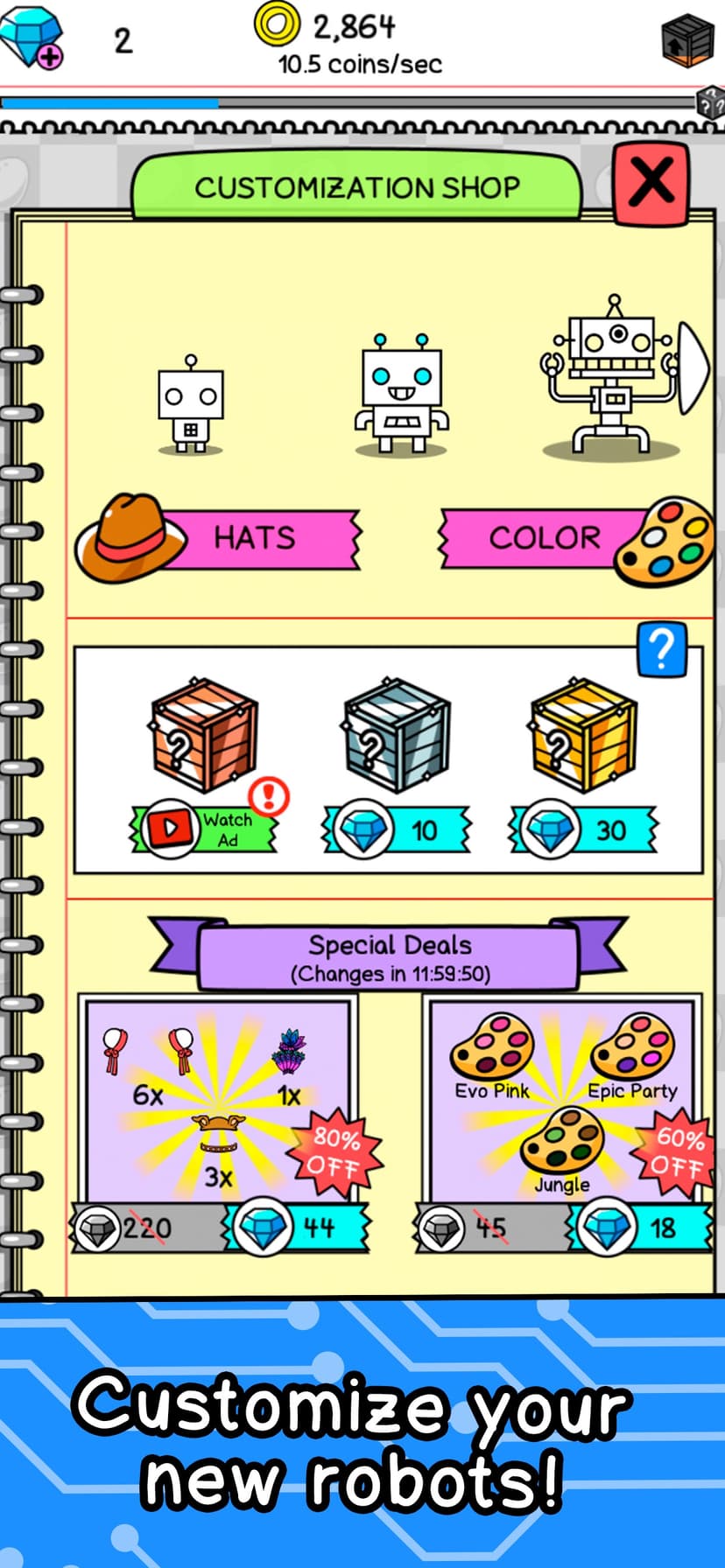 Robot Evolution: Machine Merge screenshot 4 - screenshot