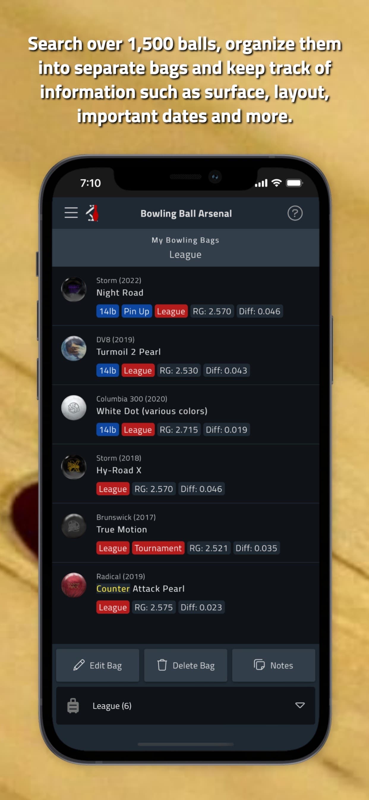 Tenpin Toolkit: Bowling Tools screenshot 5 - screenshot