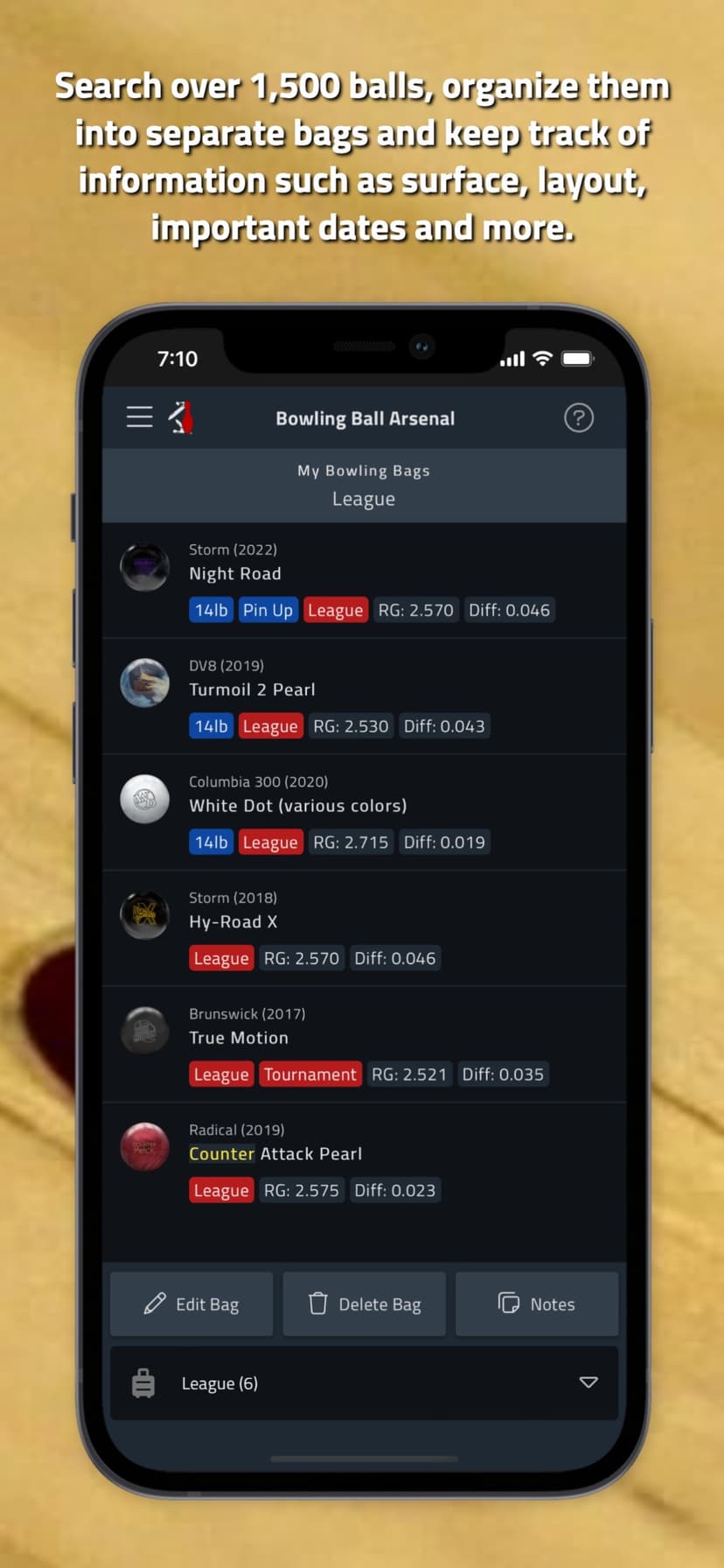 Tenpin Toolkit: Bowling Tools screenshot 5 - screenshot