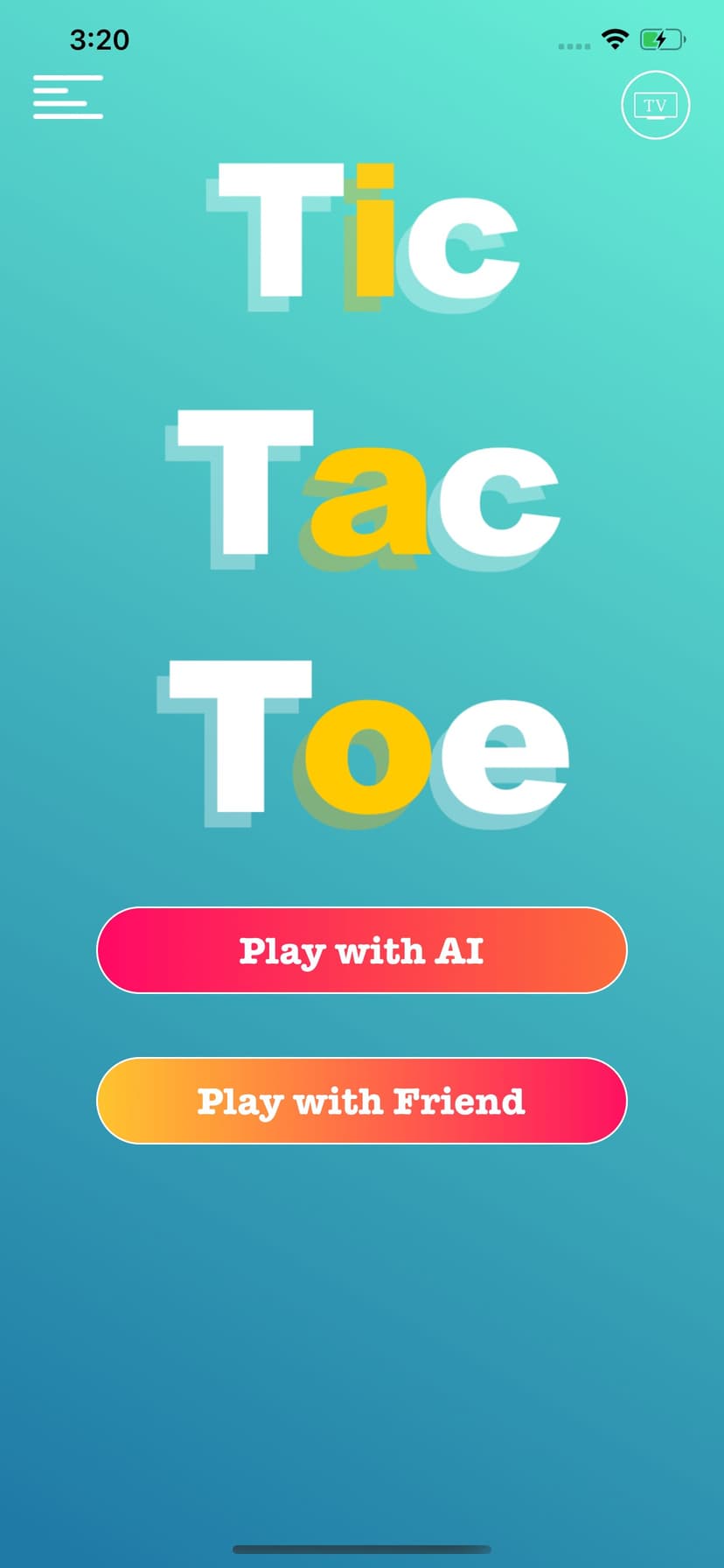Tic Tac Toe 3-in-a-row widget screenshot 2 - screenshot