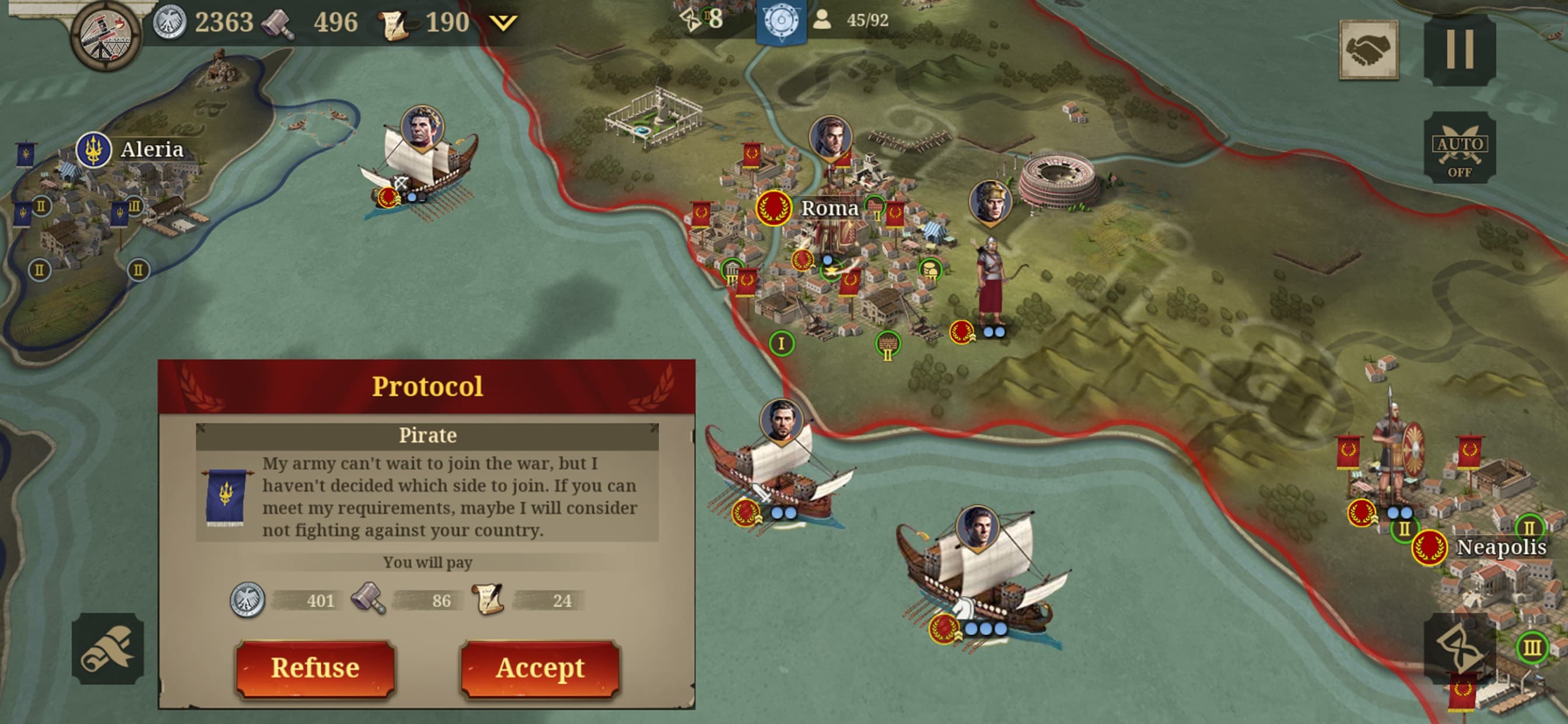 Great Conqueror: Rome screenshot 2 - screenshot