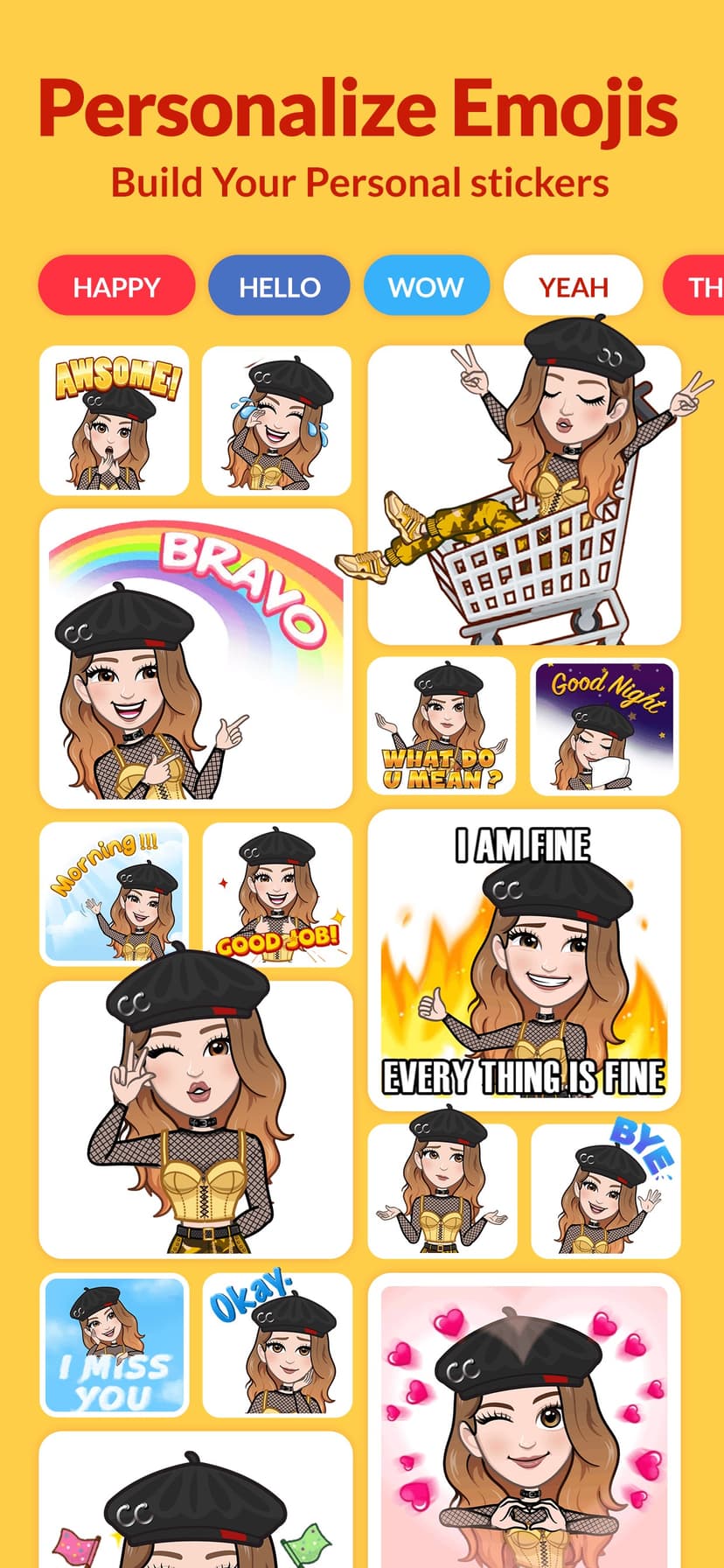 Avatoon: Avatar Creator, Emoji screenshot 3 - screenshot