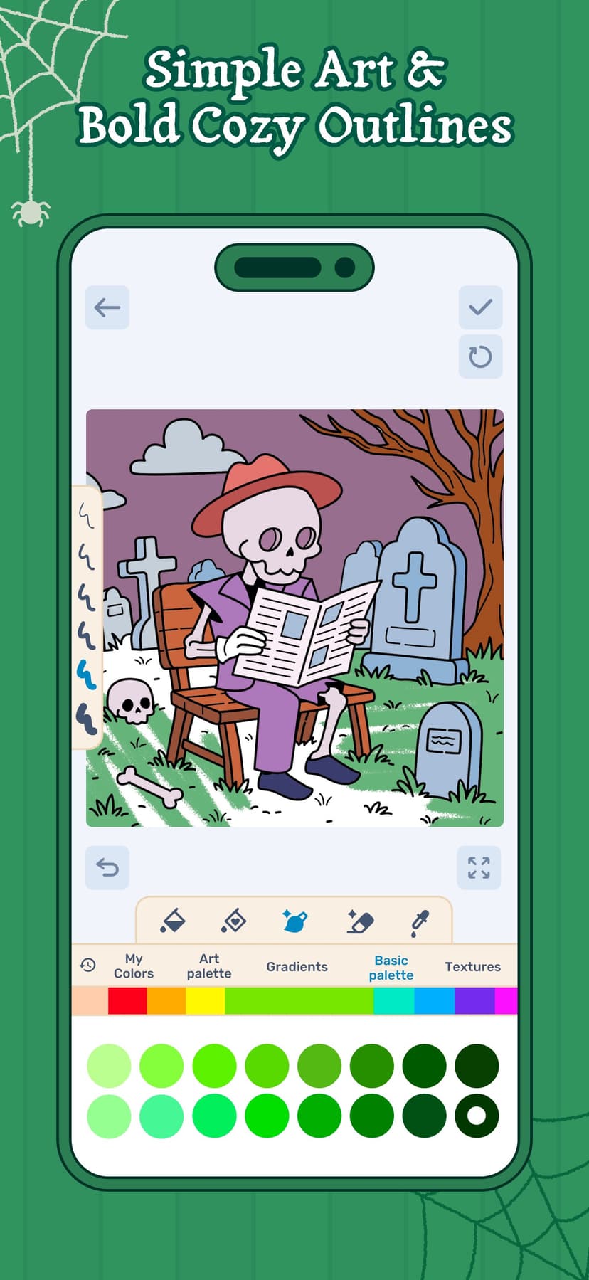 Boo Coloring Book: Cozy Horror screenshot 4 - screenshot