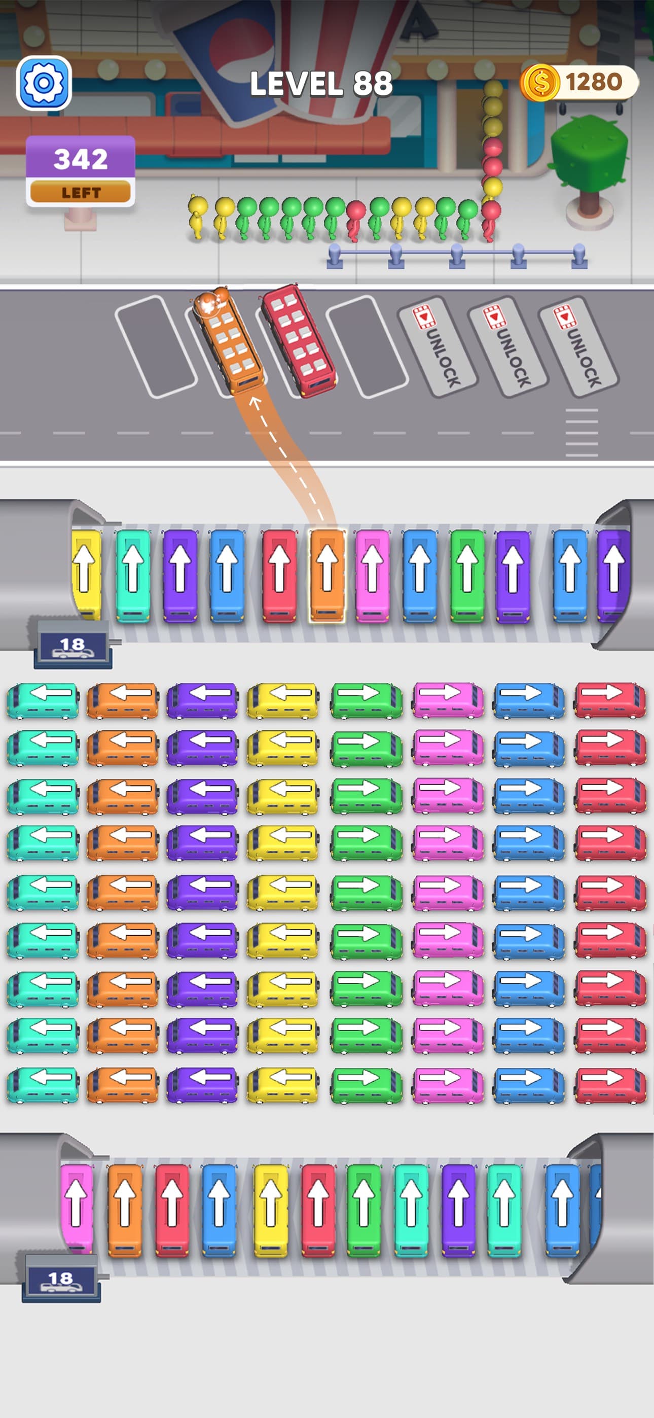 Bus Crazy: Jam Escape screenshot 3 - screenshot