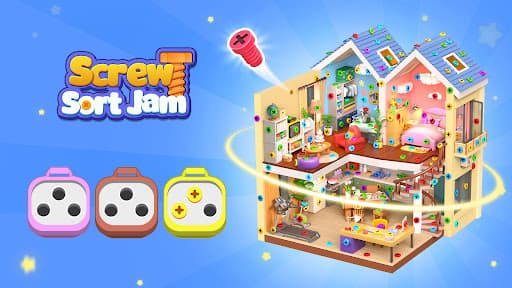 Screw Sort Jam™ - Screw 3d screenshot 3 - screenshot