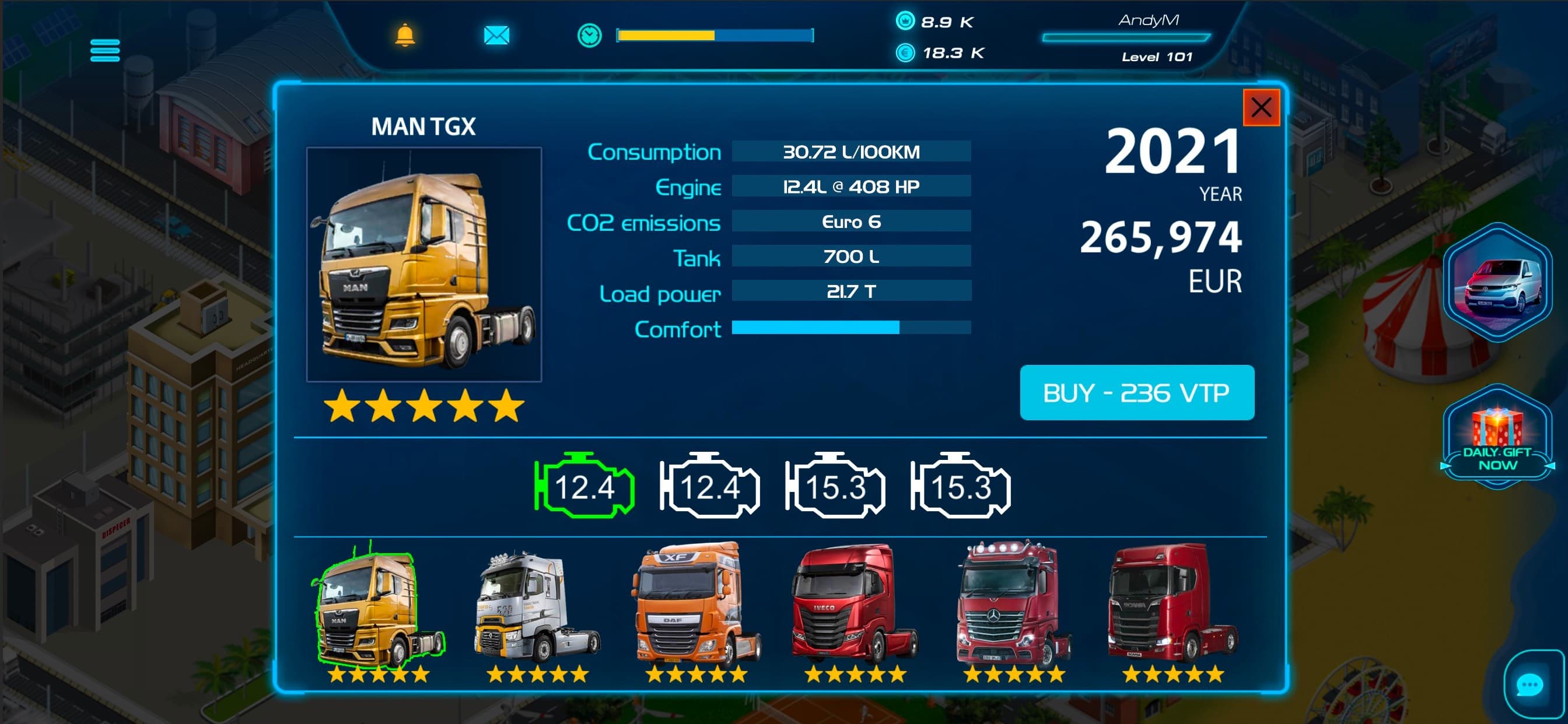 Virtual Truck Manager 2 Tycoon screenshot 3 - screenshot