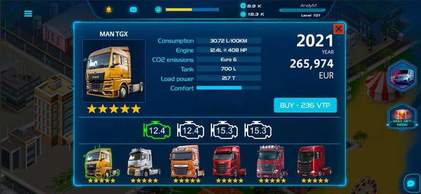 Virtual Truck Manager 2 Tycoon screenshot 3 - screenshot