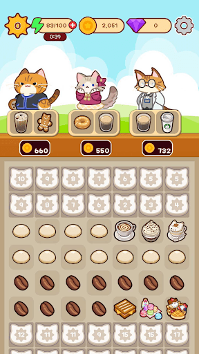 Merge Meow Cafe : Coffee cat screenshot 20 - screenshot