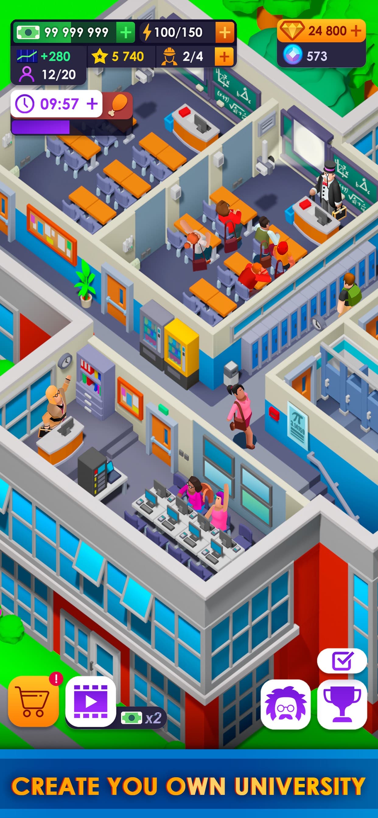 University Empire Tycoon－Idle screenshot 2 - screenshot