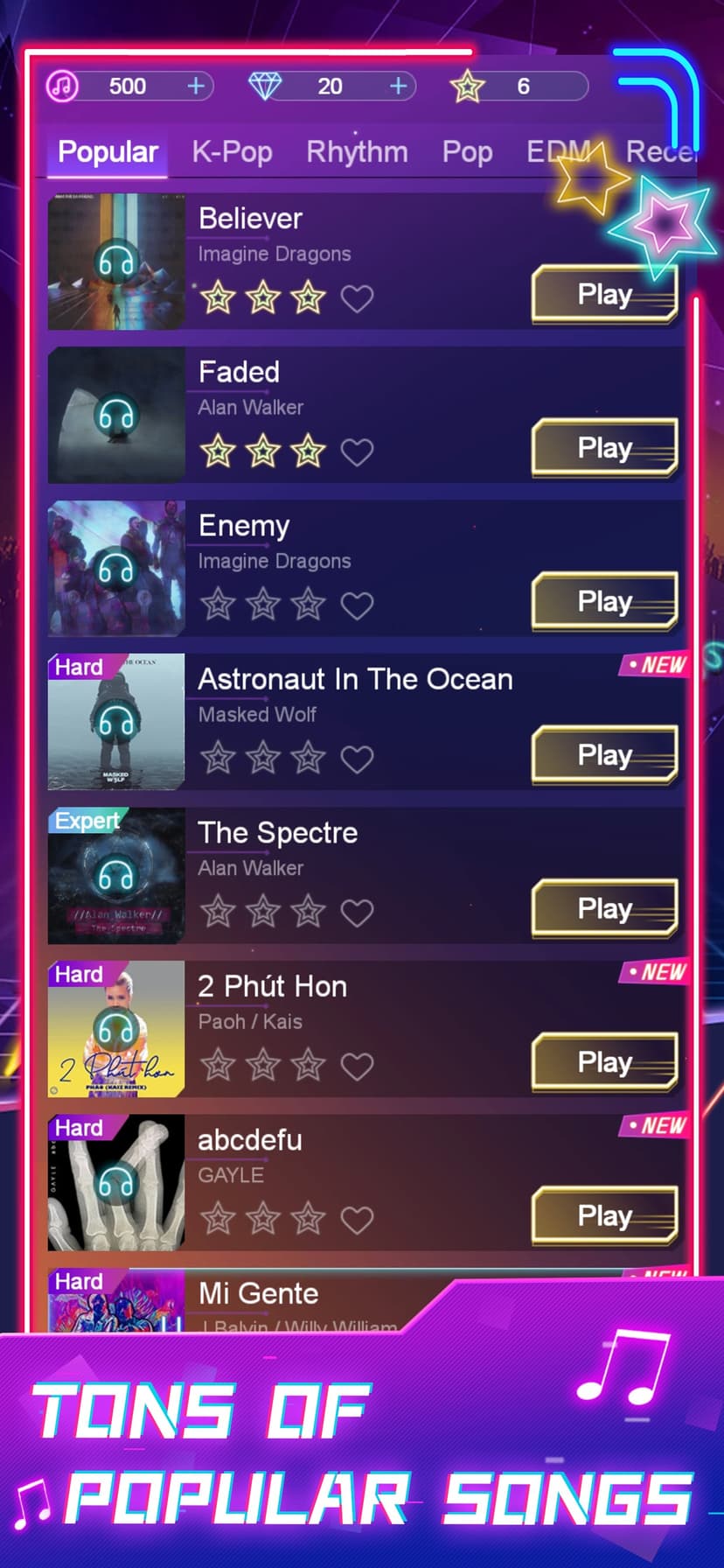 Piano Tap - EDM Music Game screenshot 1 - screenshot