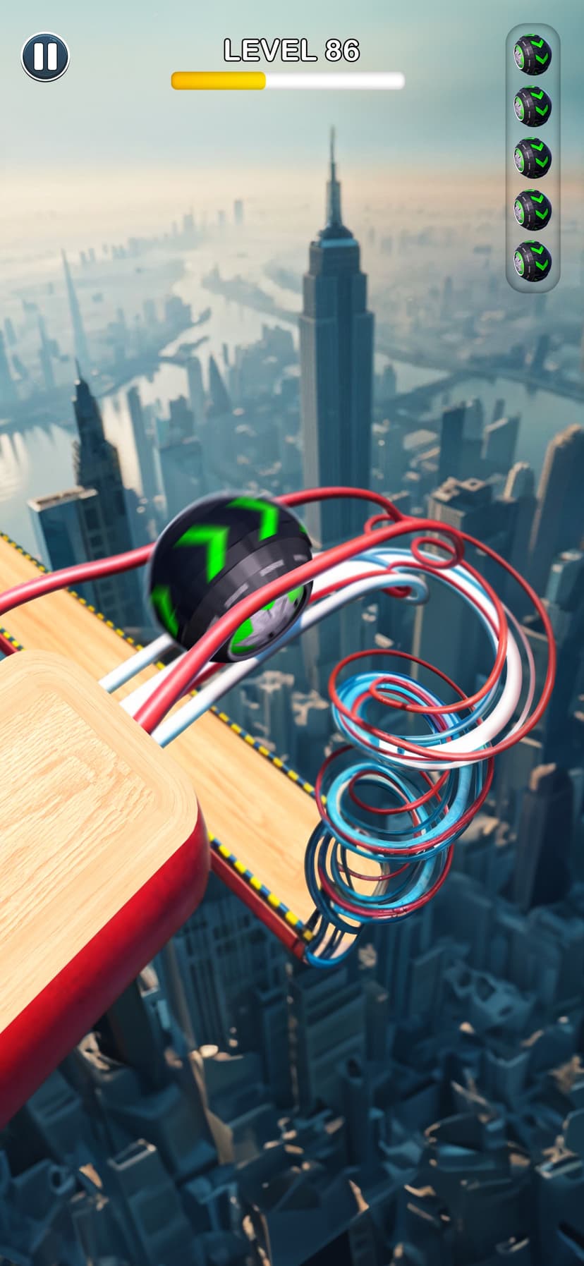 Rolling Ball Sky Escape screenshot 7 - screenshot