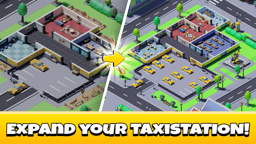 Idle Taxi Tycoon screenshot 1 - screenshot