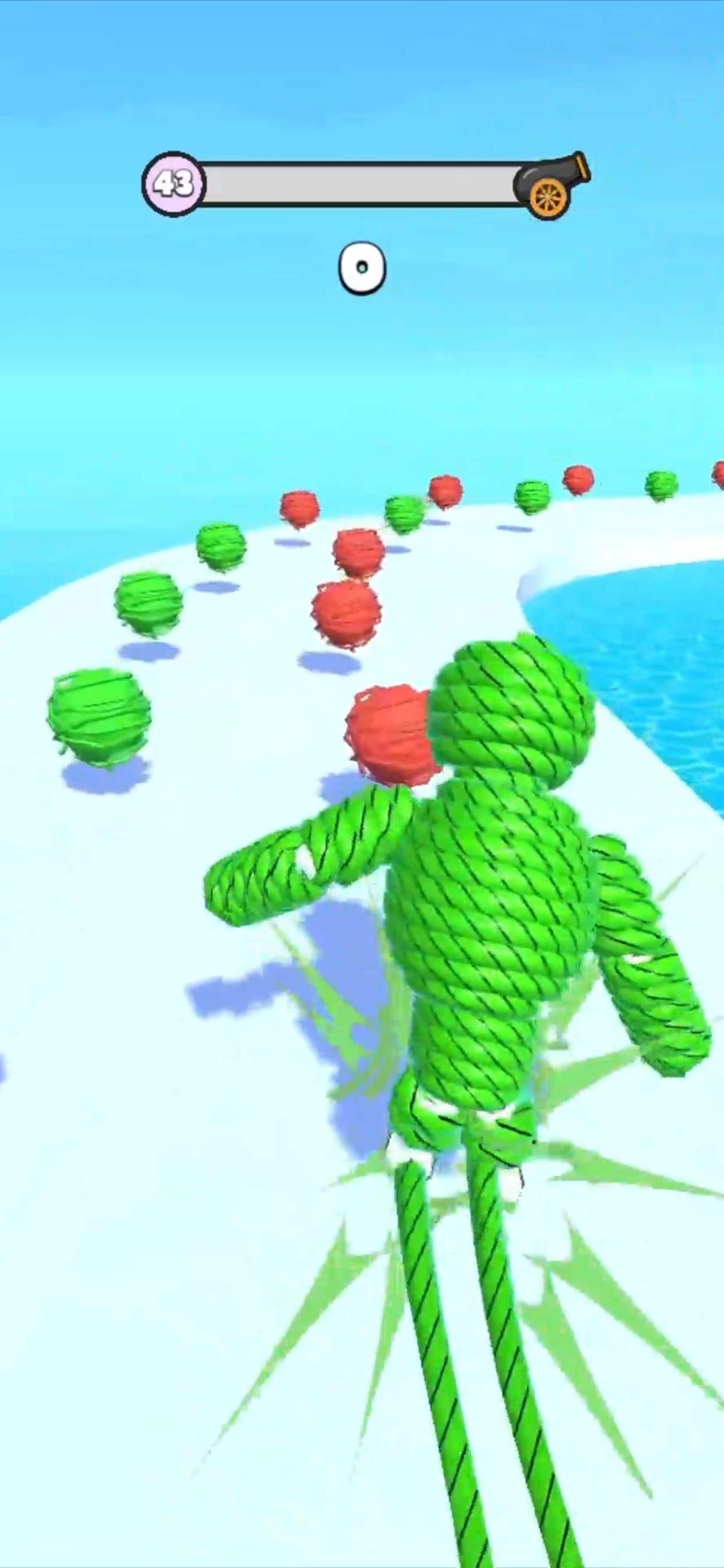 Rope Man: Monster Battle Run screenshot 1 - screenshot
