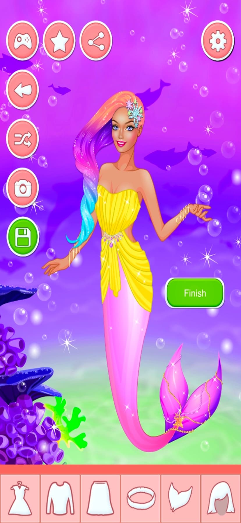 Mermaid Beauty Dress-Up Games screenshot 3 - screenshot