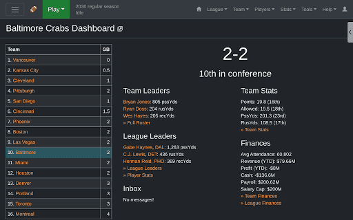 Football GM screenshot 6 - screenshot