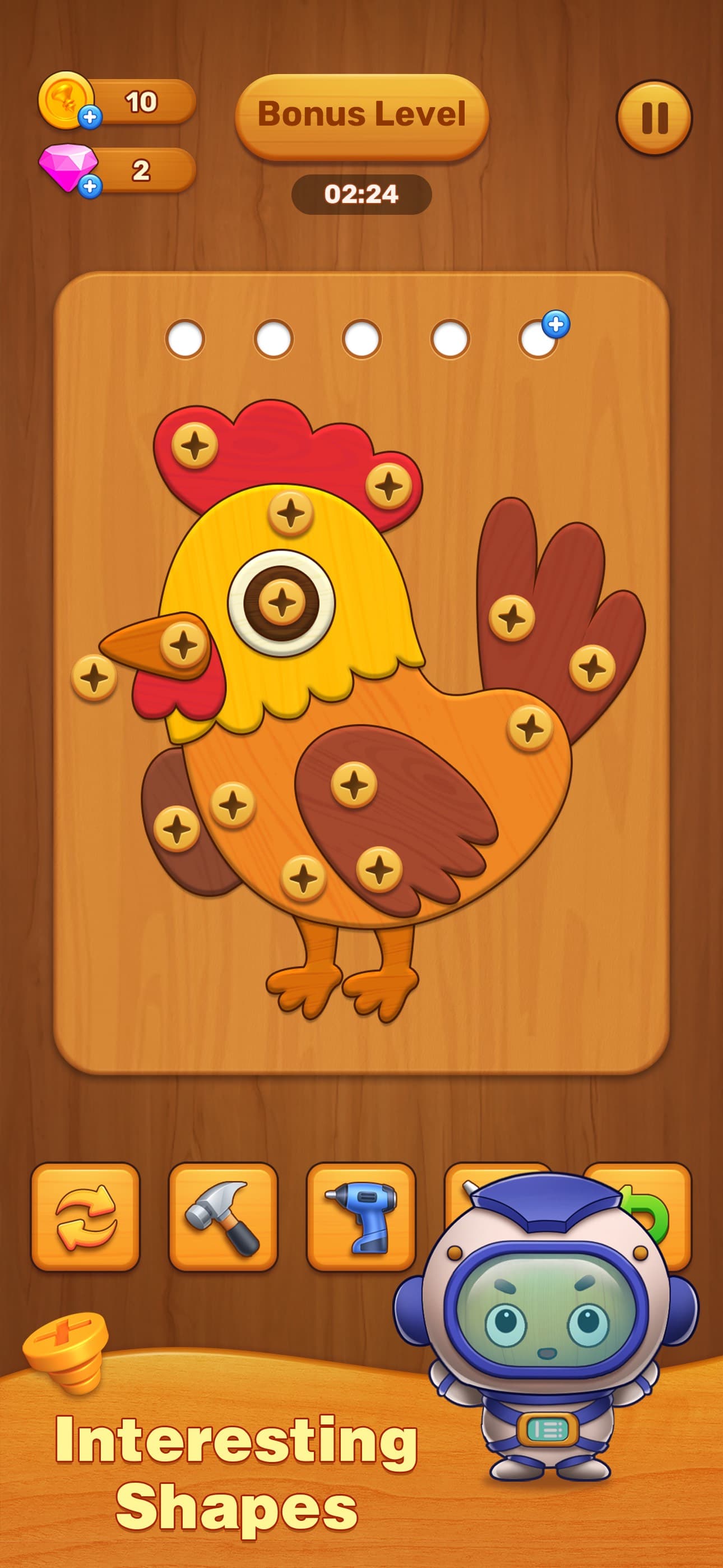Wood Screw - Nuts & Bolts screenshot 3 - screenshot