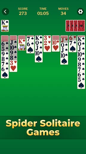 Spider Solitaire Classic Games screenshot 4 - screenshot