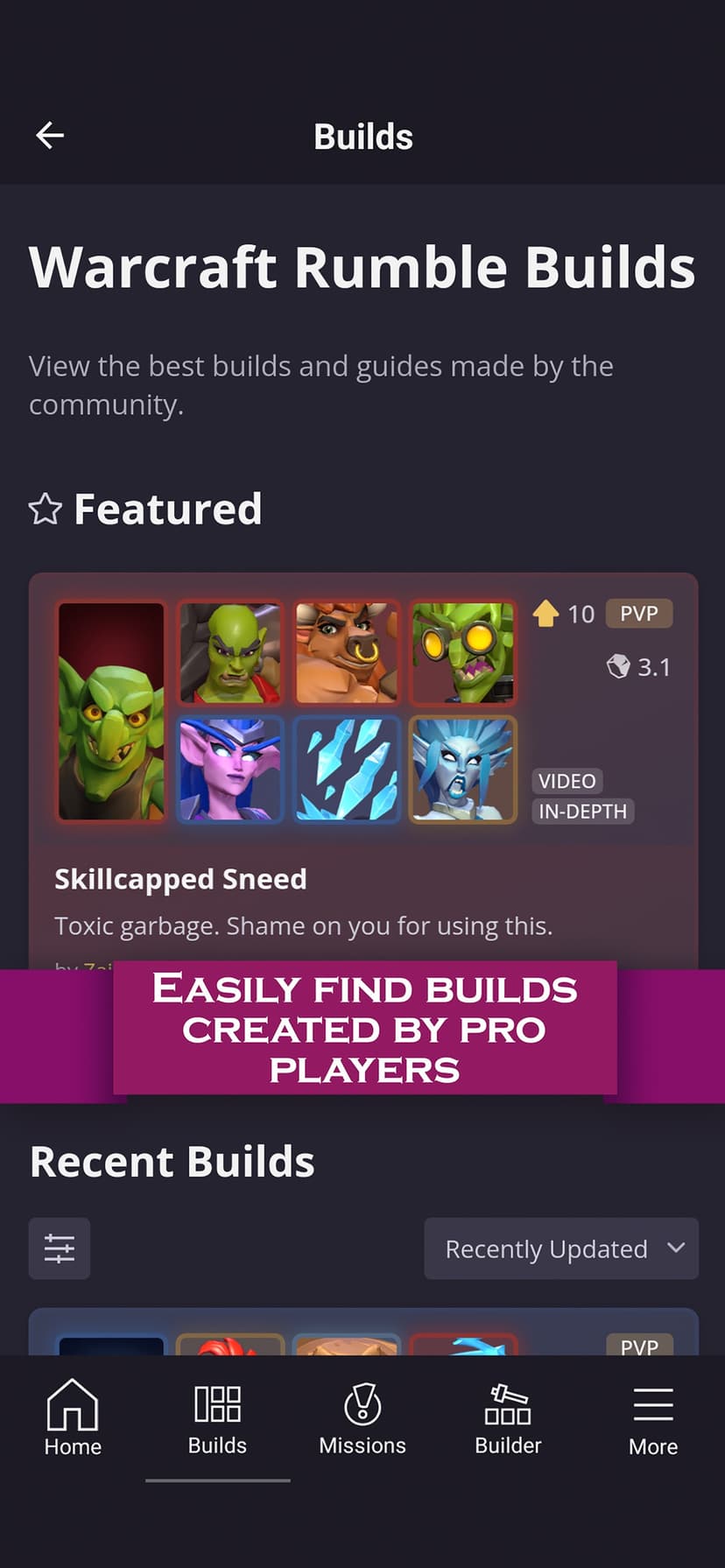 Builds for Warcraft Rumble screenshot 2 - screenshot