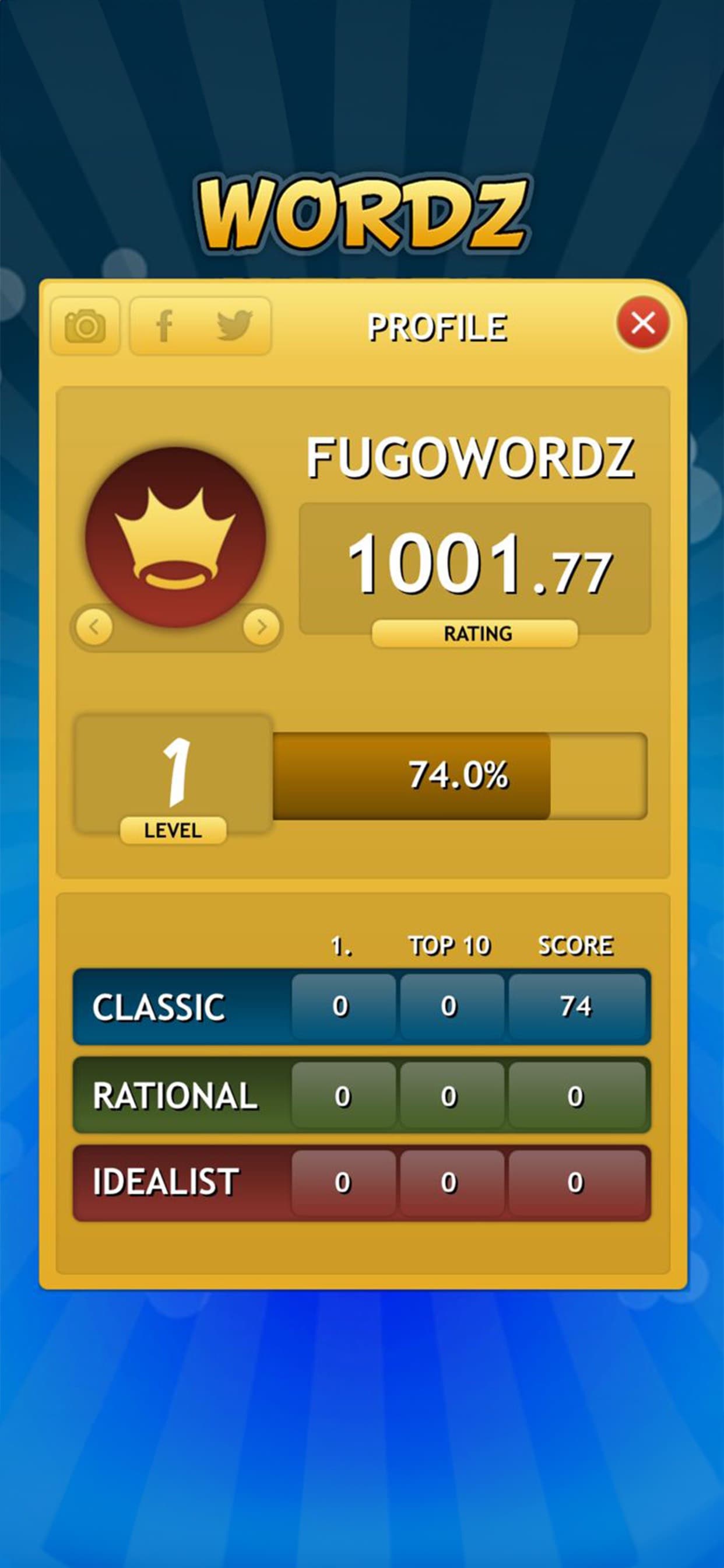 Wordz + screenshot 2 - screenshot