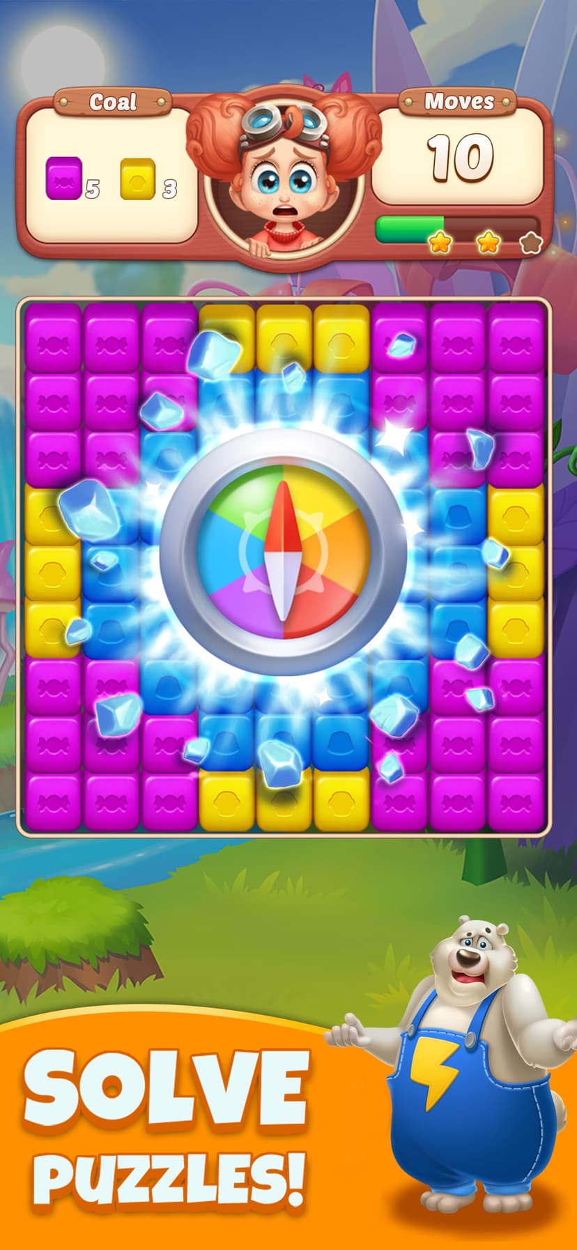Cube Blast Jungle: Puzzle Game screenshot 1 - screenshot