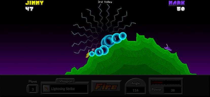 Pocket Tanks Deluxe screenshot 3 - screenshot