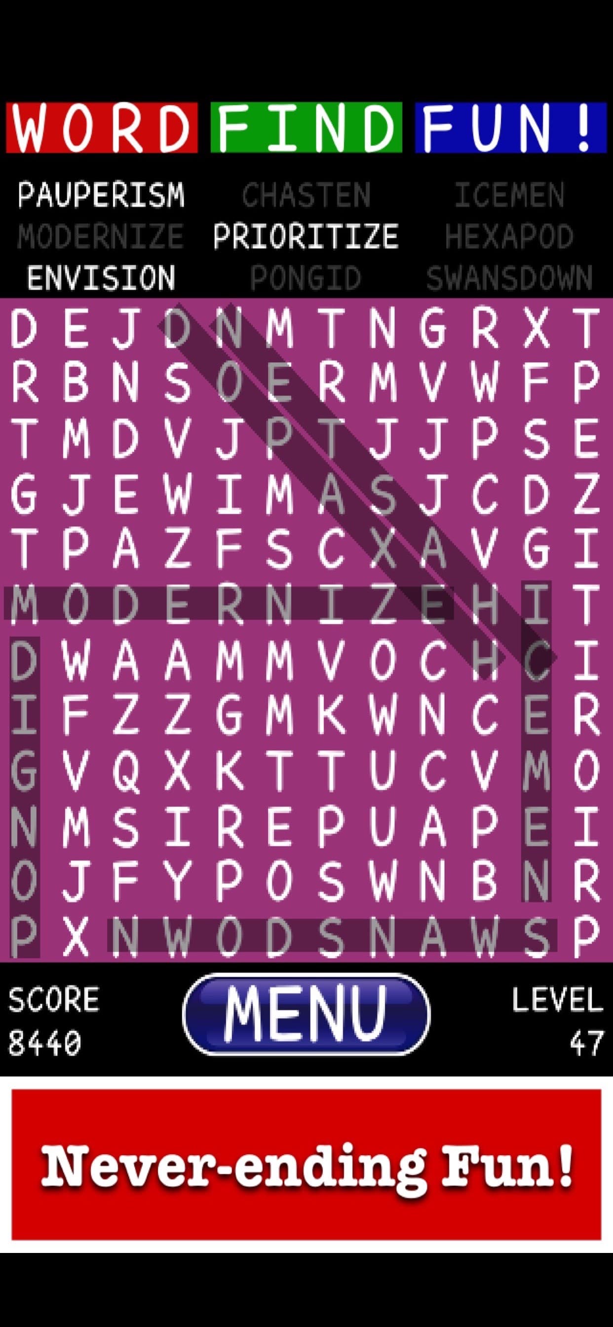 Word Find Fun! screenshot 5 - screenshot