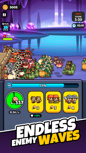 Tiny Warriors Rush - Idle TD screenshot 5 - screenshot
