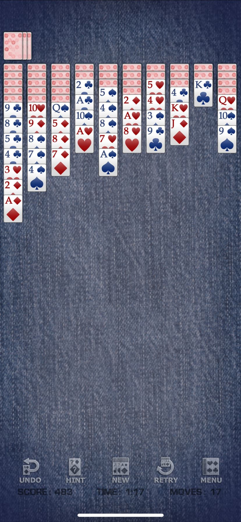 Spider Solitaire Pro! screenshot 5 - screenshot