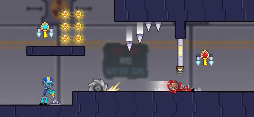 Fire and Water Stickman 2 screenshot 1 - screenshot